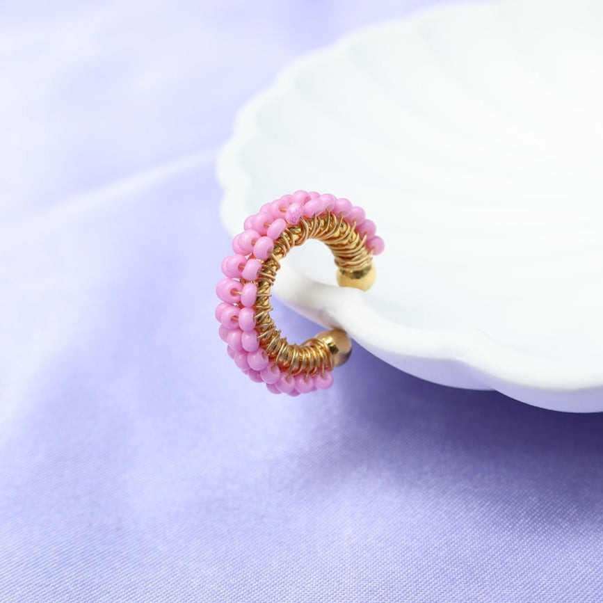Seed Beads Ear Cuff