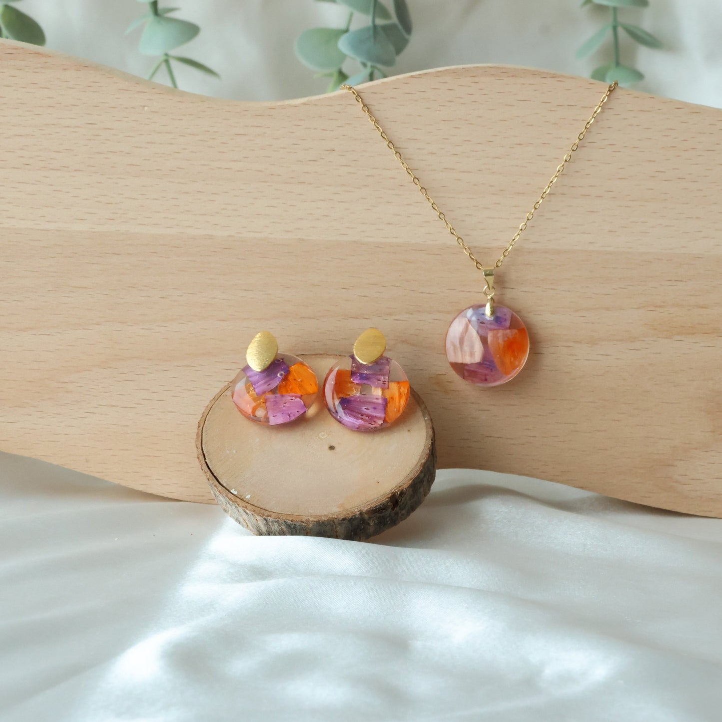 Pressed Purple Petal Set