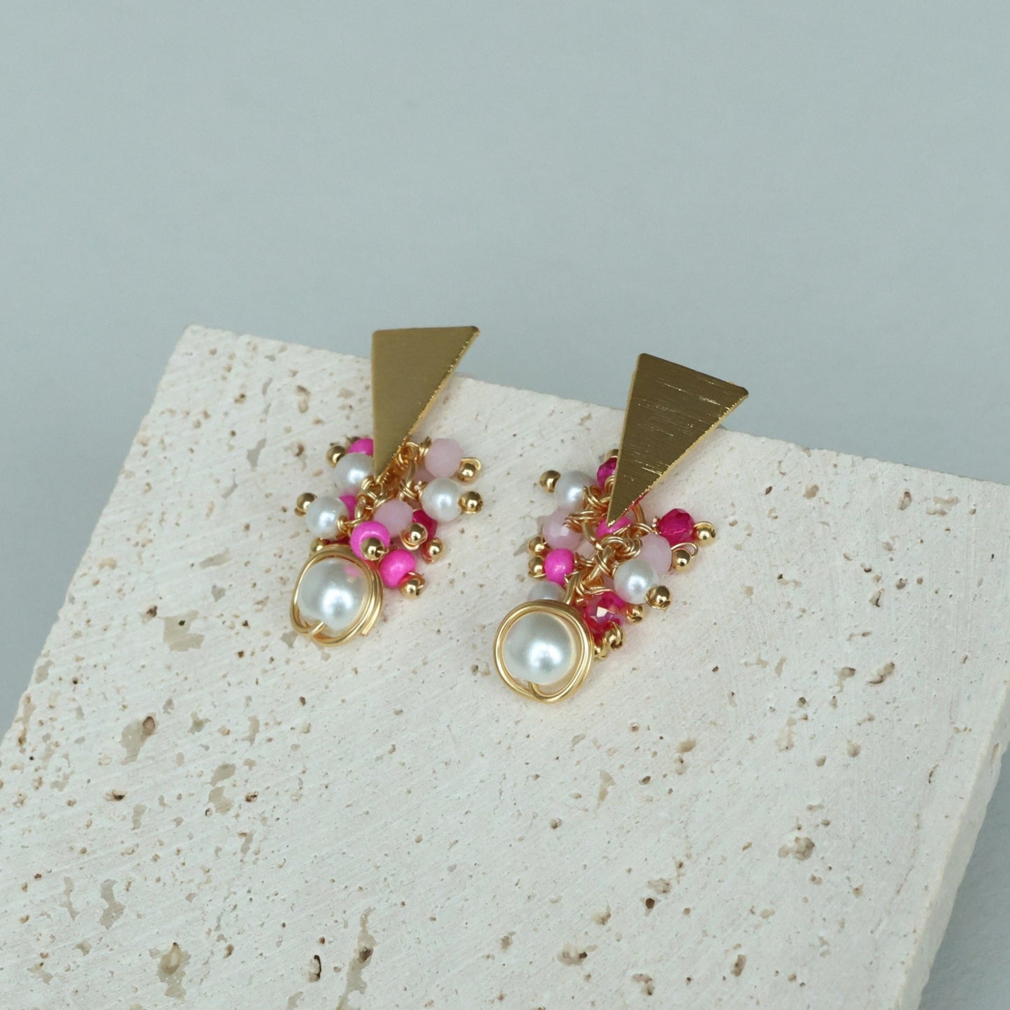 Multi Wire wrapped Earrings