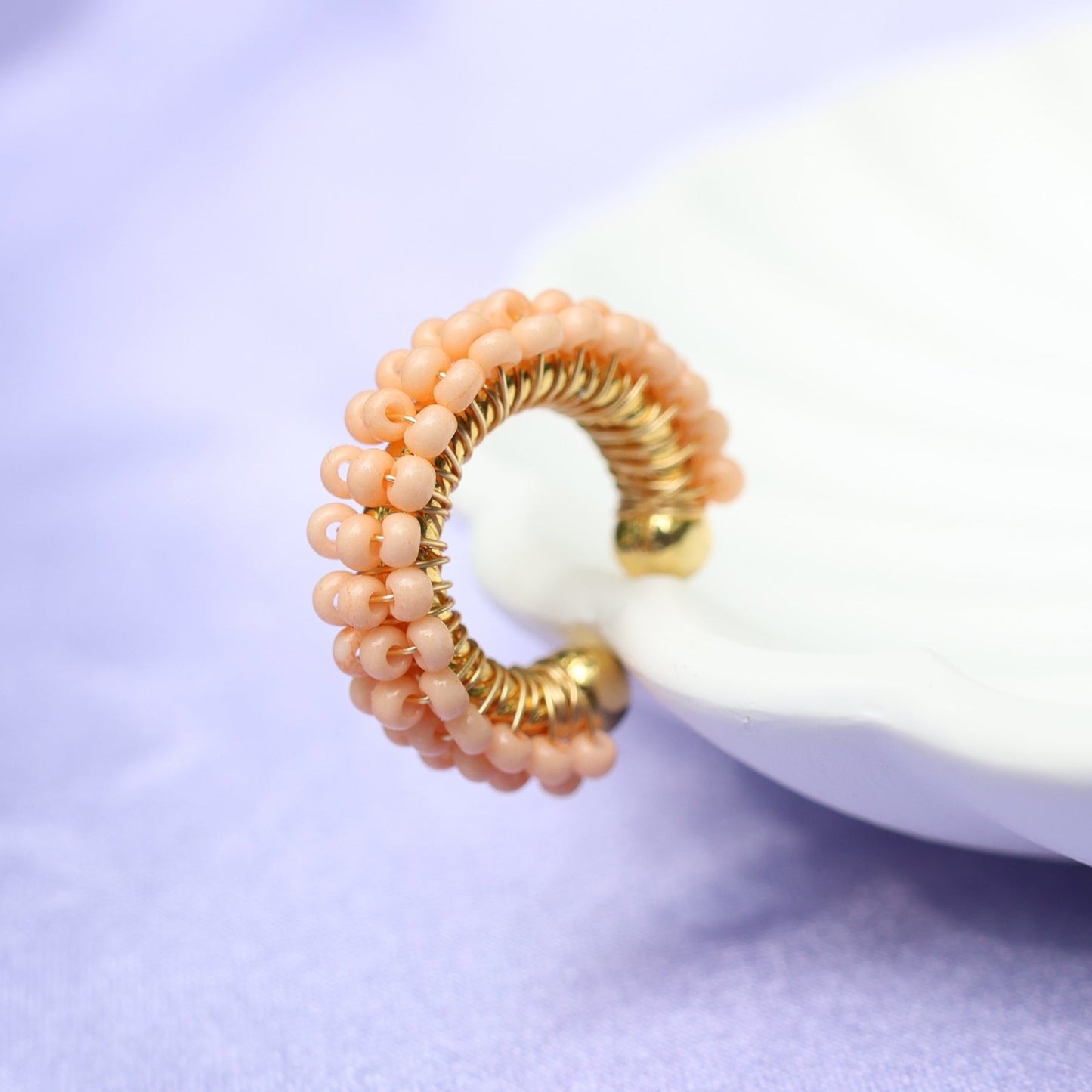 Seed Beads Ear Cuff