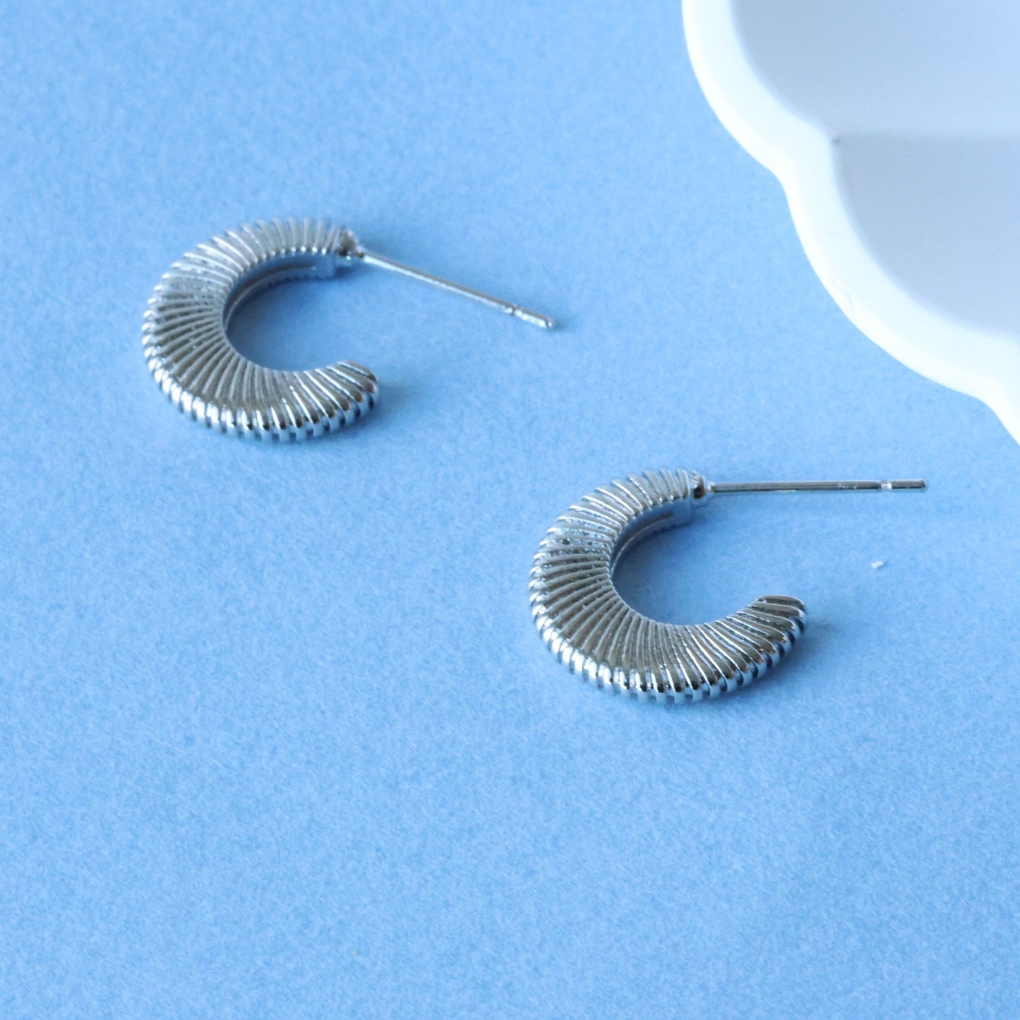 Silver Shell Earrings