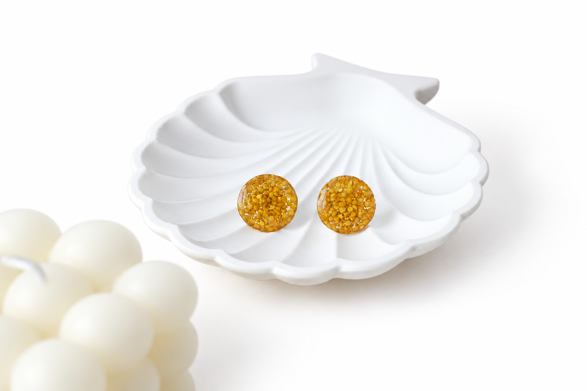 Full Color Quinua Seed Earrings