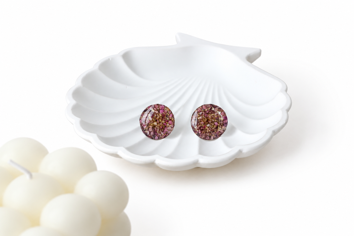 Full Color Quinua Seed Earrings