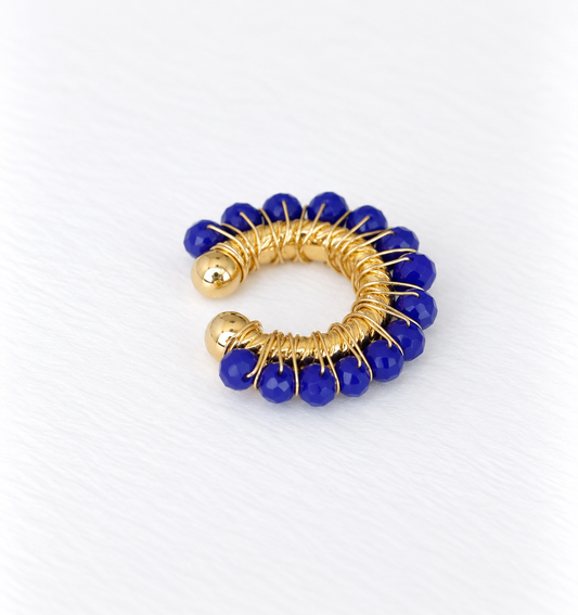Glass Beads Ear Cuff