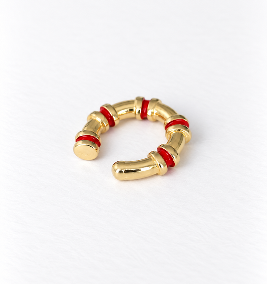 Gold Horseshue Ear Cuff