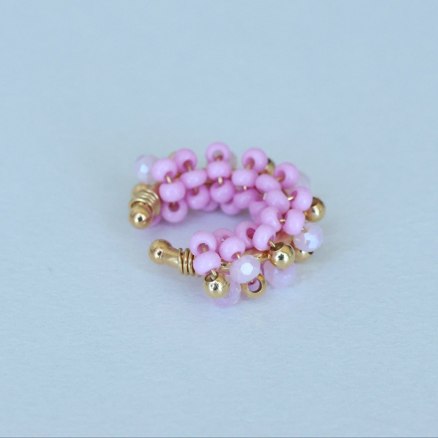 Spiral Beaded Ear cuff