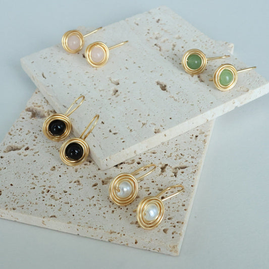 Natural Stone Earrings