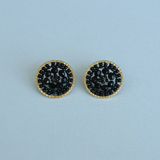Beaded Circle Earring