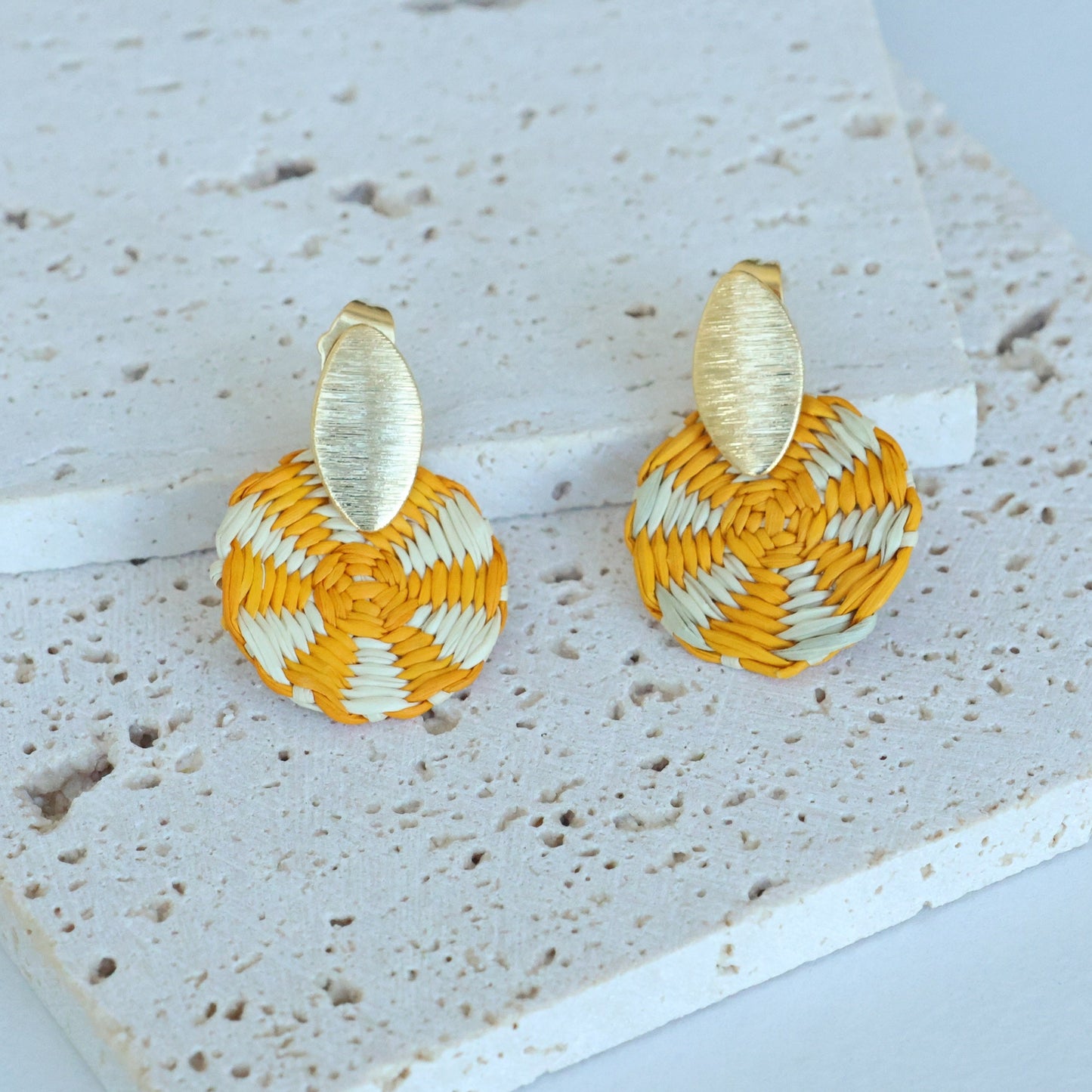 Petite Spiral Plantain Earrings
