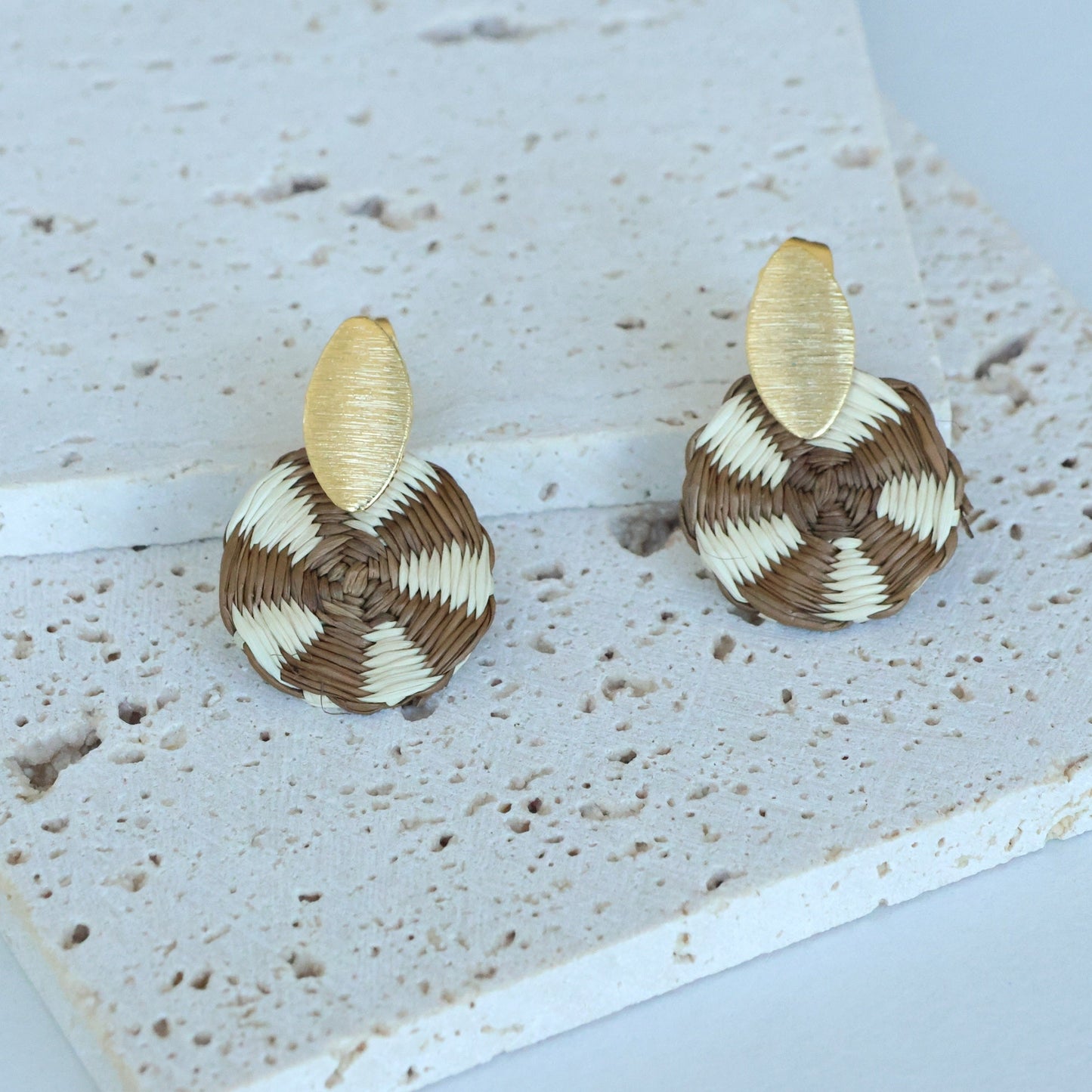 Petite Windflower Plantain Earrings
