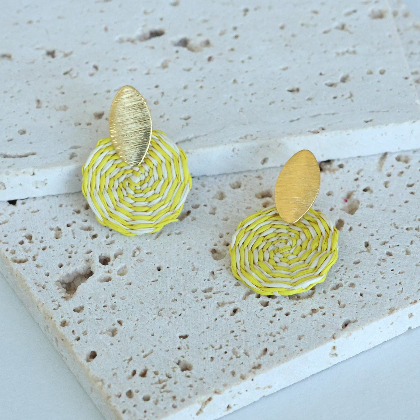 Petite Spiral Plantain Earrings